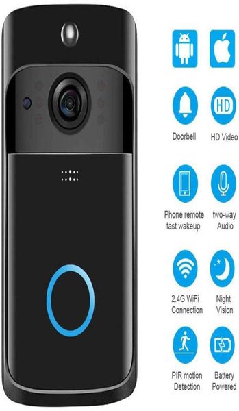 new wireless wifi doorbell infrared doorbell camera ip5 waterproof hd wifi security camera ios android phone upgrade smart home 7170538, Black;white
new wireless wifi doorbell infrared doorbell camera ip5 waterproof hd wifi security camera ios android phone upgrade smart home 7170538, Black;white