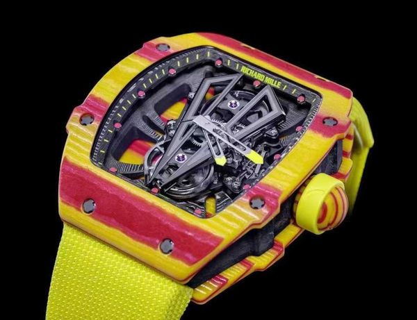 designer rm27-03 real tourbillon watch fantasic superb men wrist watches lrk5 bbr factory high-end quality mechanical uhr ntpt all carbon fi, Slivery;brown
designer rm27-03 real tourbillon watch fantasic superb men wrist watches lrk5 bbr factory high-end quality mechanical uhr ntpt all carbon fi, Slivery;brown