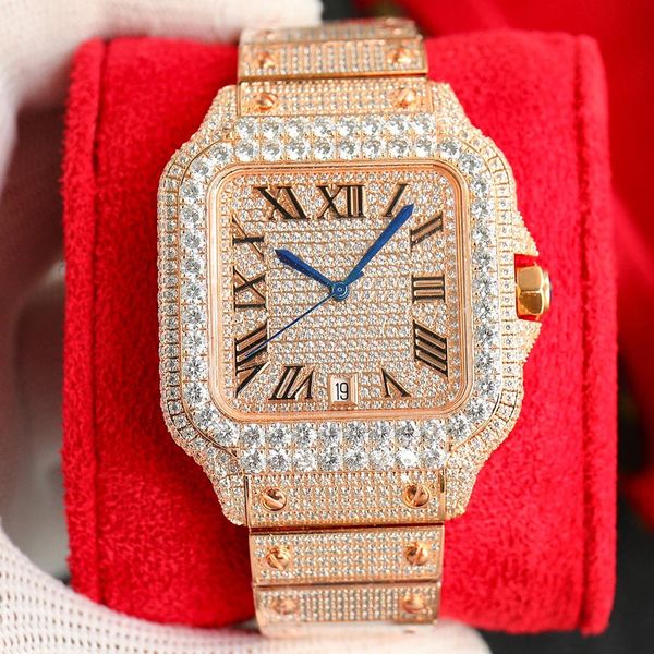 diamond watch mens automatic mechanical 8215 movement designer watches 40mm sapphire with diamond-studded steel bracelet women wristwatches, Slivery;brown
diamond watch mens automatic mechanical 8215 movement designer watches 40mm sapphire with diamond-studded steel bracelet women wristwatches, Slivery;brown