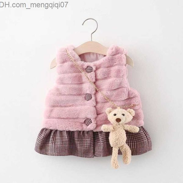 down coat newborn baby fur vest children's jacket toddler girl vest winter warm children vest princess vest baby clothing z230720, Blue;gray
down coat newborn baby fur vest children's jacket toddler girl vest winter warm children vest princess vest baby clothing z230720, Blue;gray