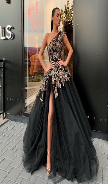 black beaded side split evening dresses one shoulder flower appliqued prom gowns a line sweep train tulle plus size formal dress3992335, Black;red
black beaded side split evening dresses one shoulder flower appliqued prom gowns a line sweep train tulle plus size formal dress3992335, Black;red