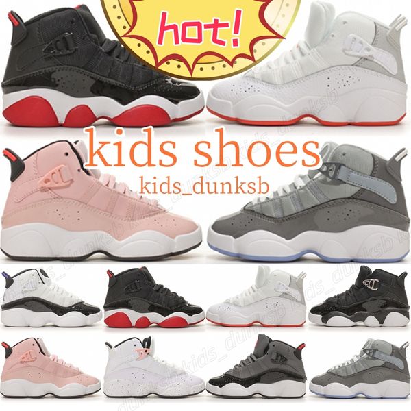 kids shoes 6 rings designer shoe brand boys trainer children toddlers basketball bred cool grey size 25-35 p4pu#, Black
kids shoes 6 rings designer shoe brand boys trainer children toddlers basketball bred cool grey size 25-35 p4pu#, Black