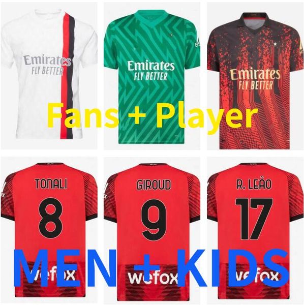 ibrahimovic 23 24 ac milans soccer jerseys 4th giroud r. leao pulisic rafa leao romagnoli calhanoglu tonali rebic 2023 2024 football shirt m, Black;yellow
ibrahimovic 23 24 ac milans soccer jerseys 4th giroud r. leao pulisic rafa leao romagnoli calhanoglu tonali rebic 2023 2024 football shirt m, Black;yellow