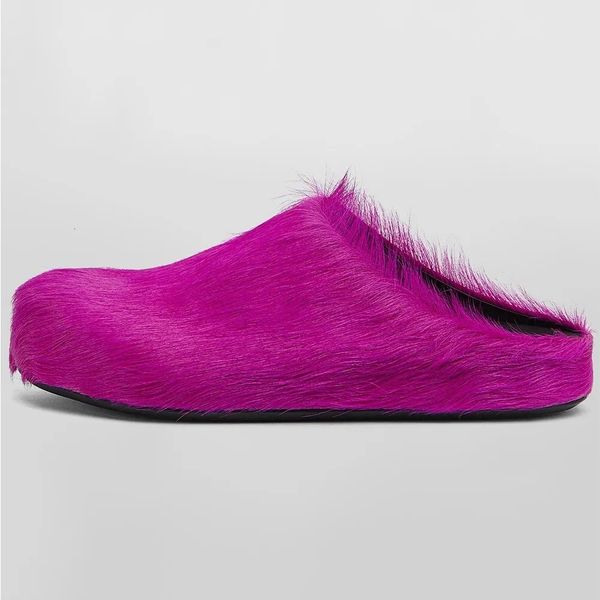 slippers 2023 shoes for women long horse hair summer italy black fuchsia designer luxury casual fur leather ladies mules 230718
slippers 2023 shoes for women long horse hair summer italy black fuchsia designer luxury casual fur leather ladies mules 230718