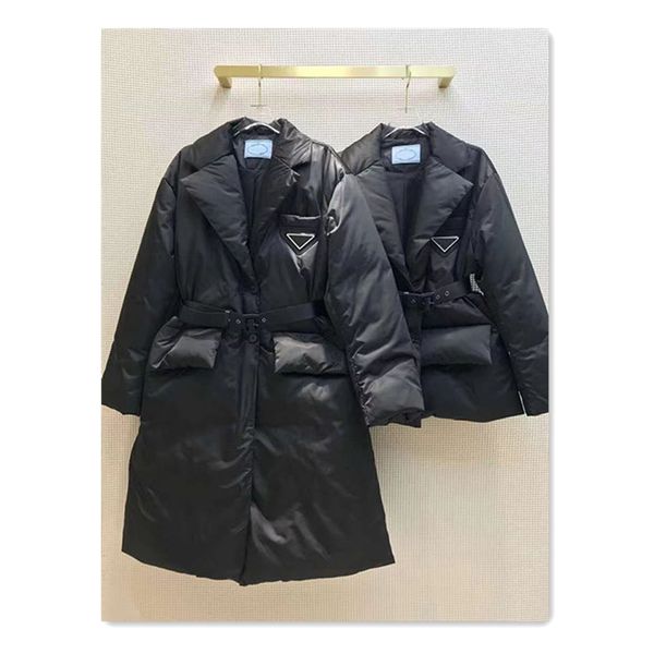 womens designer down jacket coat women triangle long cotton jacket autumn winter fashion suit large pocket design belt waist black warm cott
womens designer down jacket coat women triangle long cotton jacket autumn winter fashion suit large pocket design belt waist black warm cott