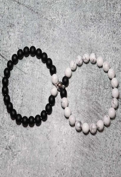 2pcsset paired couple bracelet for lovers creative magnet clasp matching braslet natural stone brazalete braclet8118505, Golden;silver
2pcsset paired couple bracelet for lovers creative magnet clasp matching braslet natural stone brazalete braclet8118505, Golden;silver