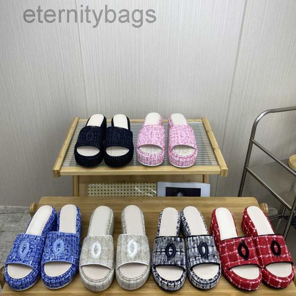 channel slippers wedges designer womens sandals tweed platform mules high heels pumps luxury slides retro vintage paris classic summer flip, Black
channel slippers wedges designer womens sandals tweed platform mules high heels pumps luxury slides retro vintage paris classic summer flip, Black