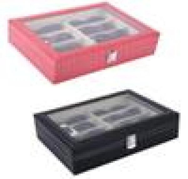 szanbana leather 8 pieces eyeglasses storage and sunglass glasses display case organizer pink and black1488733, Black
szanbana leather 8 pieces eyeglasses storage and sunglass glasses display case organizer pink and black1488733, Black