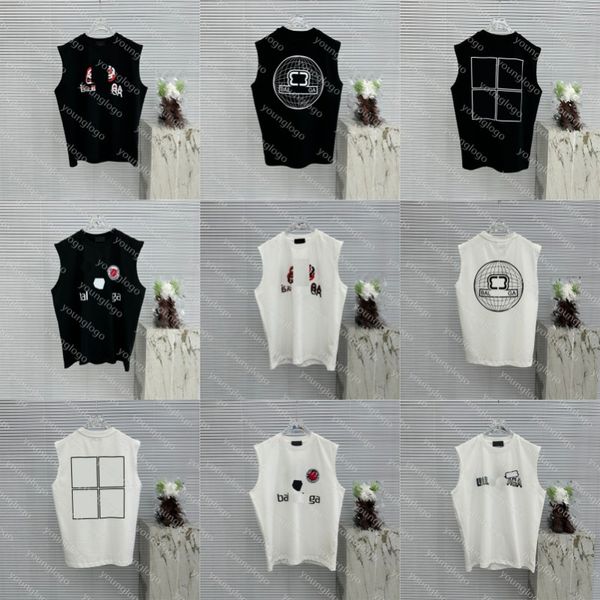 designer mens tank sleeveless t shirt summer fitness clothes fashion brand printed street hiphop outdoor undershirt vest, White;black
designer mens tank sleeveless t shirt summer fitness clothes fashion brand printed street hiphop outdoor undershirt vest, White;black