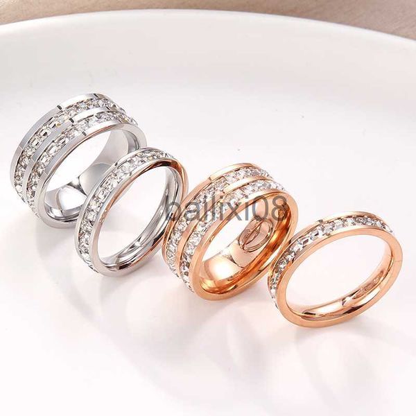 band rings stainless steel single/double row cz eternity ring wedding band for women girl 3-10 j230719, Silver
band rings stainless steel single/double row cz eternity ring wedding band for women girl 3-10 j230719, Silver