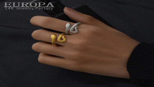 ring personalized fashion gold snake shaped titanium steel ring for men and women3623451, Silver
ring personalized fashion gold snake shaped titanium steel ring for men and women3623451, Silver