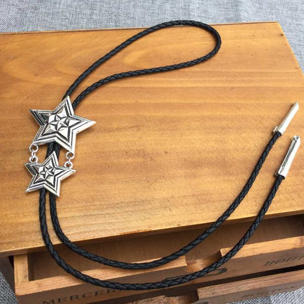 bolo ties design double star bolotie alloy bolo tie for men and women personality neck tie fashion accessory hkd230719, Red
bolo ties design double star bolotie alloy bolo tie for men and women personality neck tie fashion accessory hkd230719, Red