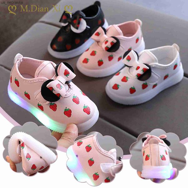 baby shoes spring autumn children led light up bow strawberry baby girls casual luminous kids shoes zapatillas children' shoes l230518, Black;grey
baby shoes spring autumn children led light up bow strawberry baby girls casual luminous kids shoes zapatillas children' shoes l230518, Black;grey