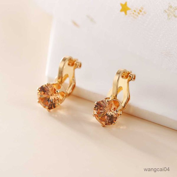 charm round cubic zirconia clip earrings for women fashion color crystal jewelry earrings female wedding party gift r230719, Golden
charm round cubic zirconia clip earrings for women fashion color crystal jewelry earrings female wedding party gift r230719, Golden