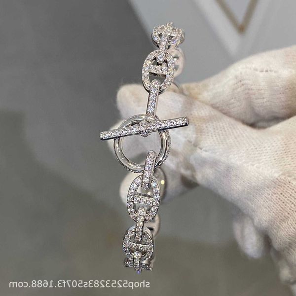 original quality hrems bracelets online shop golden pig nose bracelet full diamond 18k white gold rose hollow out versatile fashion women wi, Black
original quality hrems bracelets online shop golden pig nose bracelet full diamond 18k white gold rose hollow out versatile fashion women wi, Black