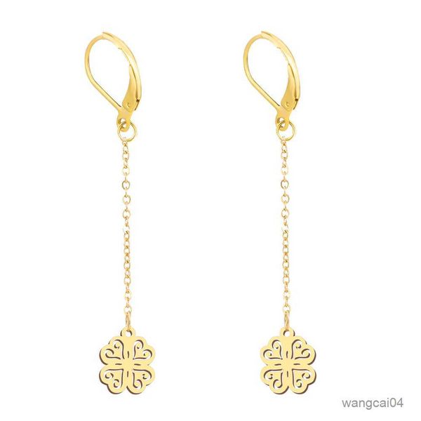 charm stainless steel earrings trend retro pattern flowers pendant light luxury chain fashion tassel earrings for women jewelry r230719, Golden
charm stainless steel earrings trend retro pattern flowers pendant light luxury chain fashion tassel earrings for women jewelry r230719, Golden