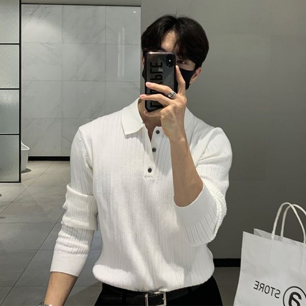 men's polos 2023 casual knit long sleeve polo shirt light luxury solid color texture lapel leisure tshirt autumn breathable m3xl 230718, White;black
men's polos 2023 casual knit long sleeve polo shirt light luxury solid color texture lapel leisure tshirt autumn breathable m3xl 230718, White;black