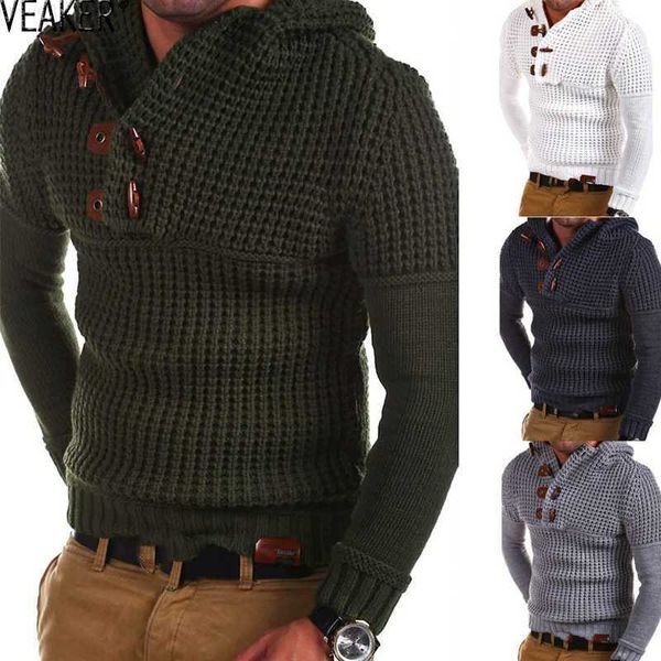 men's sweaters 2022 new men's knitted twist sweater male button turtleneck hooded slim fit sweaters autumn long sleeve solid color, White;black
men's sweaters 2022 new men's knitted twist sweater male button turtleneck hooded slim fit sweaters autumn long sleeve solid color, White;black
