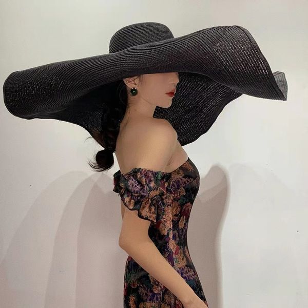 wide brim hats bucket hats summer foldable portable oversized sun hat for women elegant 70cm diameter large wide brim straw hat multicolor g, Blue;gray
wide brim hats bucket hats summer foldable portable oversized sun hat for women elegant 70cm diameter large wide brim straw hat multicolor g, Blue;gray