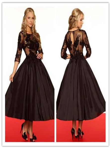 2019 new arrival collection black lace with taffeta crew formal evening dresses ankle length new design fashion gowns 817014, Black;red
2019 new arrival collection black lace with taffeta crew formal evening dresses ankle length new design fashion gowns 817014, Black;red