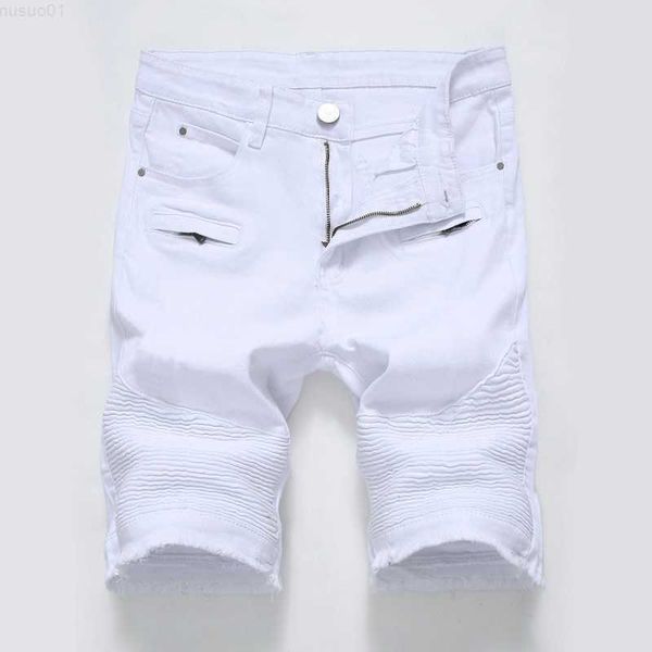 men's shorts 2022 summer new men's denim shorts street clothing trend personality slim short jeans white red black male brand clot, White;black
men's shorts 2022 summer new men's denim shorts street clothing trend personality slim short jeans white red black male brand clot, White;black