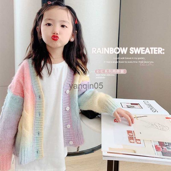 pullover girls sweater autumn gradient cardigan knitwear 2022 new small and medium set rainbow net red foreign style jacket trend hkd230719, Blue
pullover girls sweater autumn gradient cardigan knitwear 2022 new small and medium set rainbow net red foreign style jacket trend hkd230719, Blue