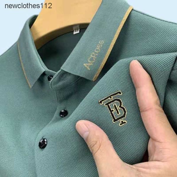 2023 new summer men's short sleeve t-shirt high end embroidery polo shirt half sleeve for men, White;black
2023 new summer men's short sleeve t-shirt high end embroidery polo shirt half sleeve for men, White;black