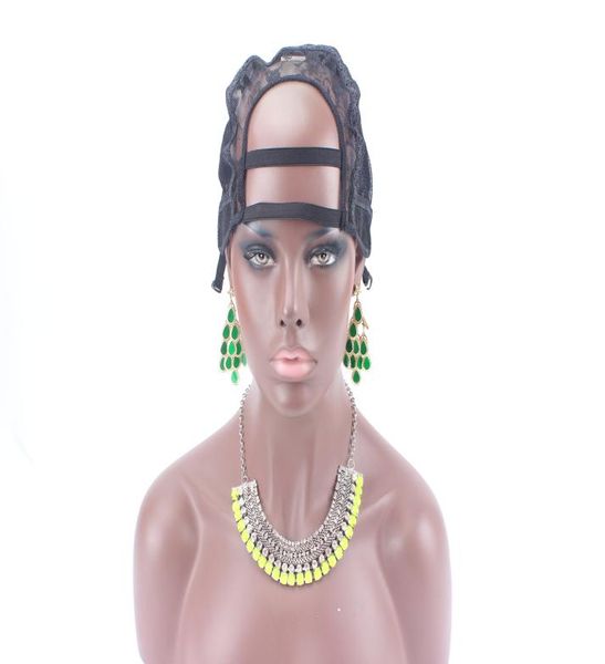 u part wig caps for making wigs stretch lace with adjustable straps back weave cap hair extensions tools3260355, Black;brown
u part wig caps for making wigs stretch lace with adjustable straps back weave cap hair extensions tools3260355, Black;brown
