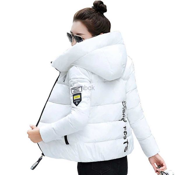 women's down parkas slim winter women hooded down jacket casual long sleeve zippers short outerwear female korean warm down coat parka, Black
women's down parkas slim winter women hooded down jacket casual long sleeve zippers short outerwear female korean warm down coat parka, Black