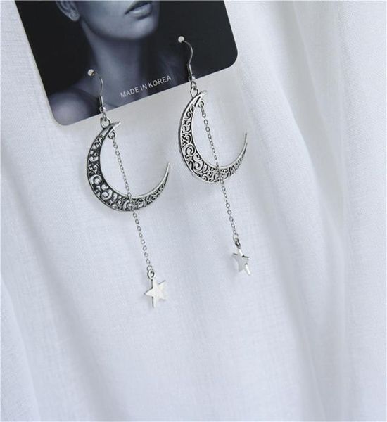 gothic retro punk moon stars stud earring for women girl jewelry fine statement earrings pretty gift decoration1142373, Golden
gothic retro punk moon stars stud earring for women girl jewelry fine statement earrings pretty gift decoration1142373, Golden