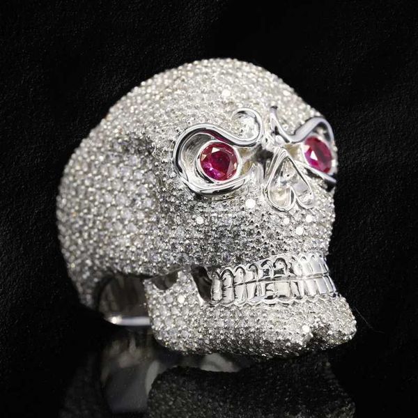 skull shape hiphop rings sparkling 925 sterling silver iced out moissanite hip hop ring men designer jewelry
skull shape hiphop rings sparkling 925 sterling silver iced out moissanite hip hop ring men designer jewelry