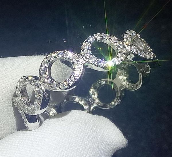 2018 new arrival luxury jewelry 100 soild 925 sterling silver pave white sapphire circle rings cz diamond party wedding band ring9913175, Slivery;golden
2018 new arrival luxury jewelry 100 soild 925 sterling silver pave white sapphire circle rings cz diamond party wedding band ring9913175, Slivery;golden