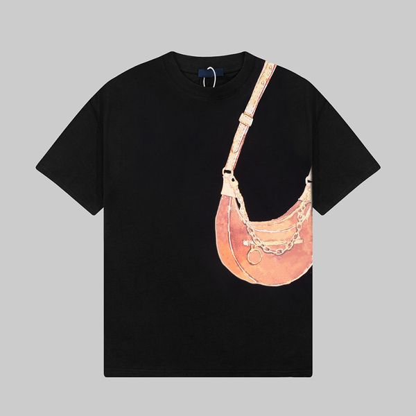 23ss new woman men's solid t-shirts high end limited classic catwalk hand-painted bag printing tee summer beach breathable fashion stre, White;black
23ss new woman men's solid t-shirts high end limited classic catwalk hand-painted bag printing tee summer beach breathable fashion stre, White;black