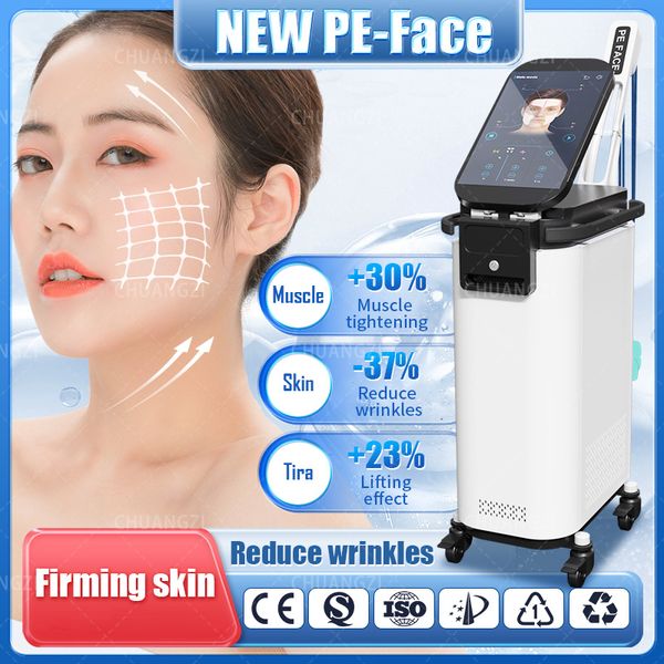 2023 trending pe face rf heat energy output and strong pulsed magnetic emslim face vline face lift wrinkle removal machine
2023 trending pe face rf heat energy output and strong pulsed magnetic emslim face vline face lift wrinkle removal machine