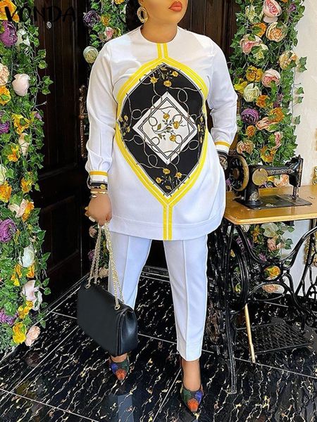 women s two piece pants vonda y2k women street printed o neck blusa wide leg poncho set femme long pant suit sleeve casual turnip oversize, White
women s two piece pants vonda y2k women street printed o neck blusa wide leg poncho set femme long pant suit sleeve casual turnip oversize, White