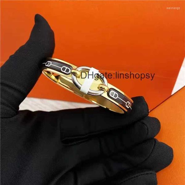 aher mas designer luxury brand enamel bracelet bangle h pig nose enamel anchor chain 8 figure buckle accessories party wedding valentine, Black
aher mas designer luxury brand enamel bracelet bangle h pig nose enamel anchor chain 8 figure buckle accessories party wedding valentine, Black