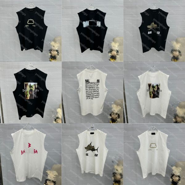 designer fashion paris street sleeveless t shirt young mens womens brand letter printed casual tees tank men underwear, White;black
designer fashion paris street sleeveless t shirt young mens womens brand letter printed casual tees tank men underwear, White;black