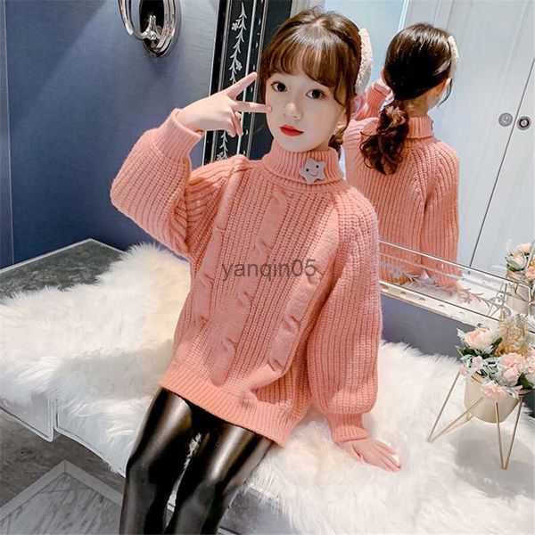 pullover children's sweater 2021 autumn/winter kids knitted turtleneck pullover sweater for girls 3 4 5 6 8 10 years hkd230719, Blue
pullover children's sweater 2021 autumn/winter kids knitted turtleneck pullover sweater for girls 3 4 5 6 8 10 years hkd230719, Blue