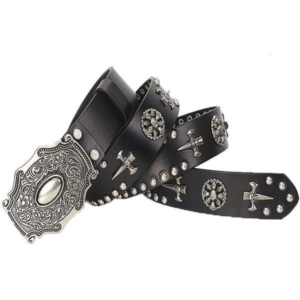 neck ties 3 8cm real genuine leather vintage metal skull punk men jeans belt stud cowboy strap cinturon ceinture homme riem belts 230718, Blue;purple
neck ties 3 8cm real genuine leather vintage metal skull punk men jeans belt stud cowboy strap cinturon ceinture homme riem belts 230718, Blue;purple