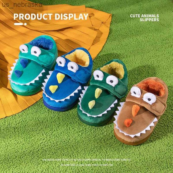 fashion kids boy girl slippers autumn winter plush warm cartoon dinosaur children indoor home shoes little kid house footwear l230518, Black;grey
fashion kids boy girl slippers autumn winter plush warm cartoon dinosaur children indoor home shoes little kid house footwear l230518, Black;grey