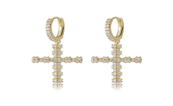 cross earrings for men women luxury bling zircon earrings fashion 18k gold rhodium plated hip hop drop earrings8343413, Silver
cross earrings for men women luxury bling zircon earrings fashion 18k gold rhodium plated hip hop drop earrings8343413, Silver