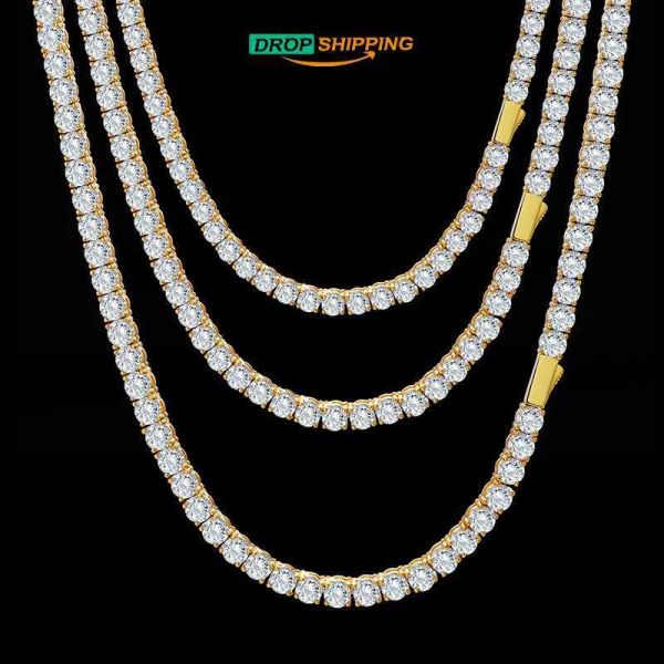 drop shipping 3mm iced out 925 sterling silver vvs d color moissanite clustered tennis chain necklace
drop shipping 3mm iced out 925 sterling silver vvs d color moissanite clustered tennis chain necklace