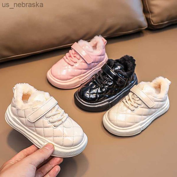 children' sneakers winter new plush warm cotton versatile boys baby korean style girls warm solid color classic hook loop pu l230518, Black;grey
children' sneakers winter new plush warm cotton versatile boys baby korean style girls warm solid color classic hook loop pu l230518, Black;grey
