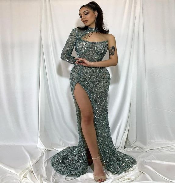 2021 plus size arabic aso ebi luxurious sparkly mermaid prom dresses sequined high split evening formal party second reception gow8406334, Black
2021 plus size arabic aso ebi luxurious sparkly mermaid prom dresses sequined high split evening formal party second reception gow8406334, Black
