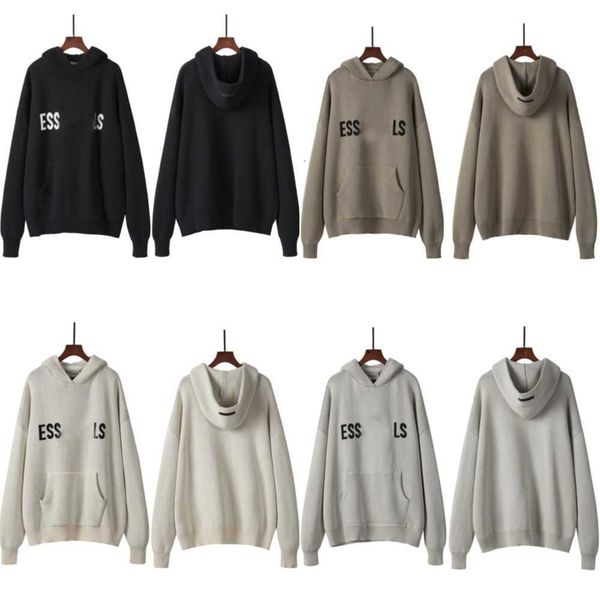 2023 designer essentail hoodie knited sweater for men and women casual loose oversize sweatshirt esentialhoodie pullover high street fashion, Black
2023 designer essentail hoodie knited sweater for men and women casual loose oversize sweatshirt esentialhoodie pullover high street fashion, Black