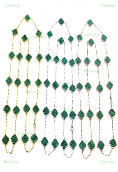 105cm 20 flowers long choker natural black white red green shell designer necklace fashion classic fourleaf clover necklace women7541756, Golden;silver
105cm 20 flowers long choker natural black white red green shell designer necklace fashion classic fourleaf clover necklace women7541756, Golden;silver