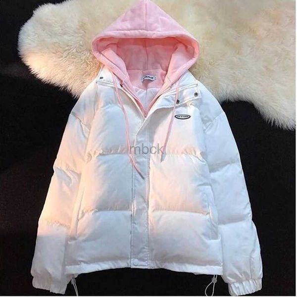 women's down parkas y2k winter women coat vacation two hooded thick padded outerwear hkd230719, Black
women's down parkas y2k winter women coat vacation two hooded thick padded outerwear hkd230719, Black