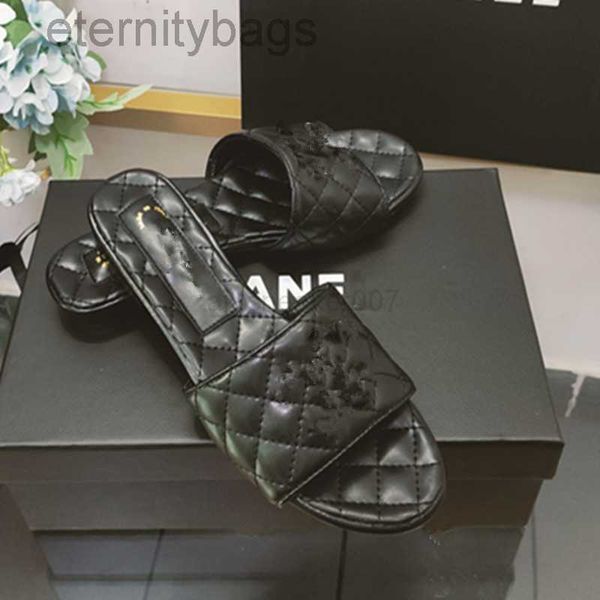 channel slippders designer women mules interlocking slide sandal slip flat mule c buckle slipper paris embossed calfskin sandals shoes, Black
channel slippders designer women mules interlocking slide sandal slip flat mule c buckle slipper paris embossed calfskin sandals shoes, Black