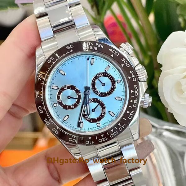 luxury men watches 40mm 126506 brown ceramic bezel ice blue dial automatic movement 3235 stainless steel men's sport wristwatches, Slivery;brown
luxury men watches 40mm 126506 brown ceramic bezel ice blue dial automatic movement 3235 stainless steel men's sport wristwatches, Slivery;brown