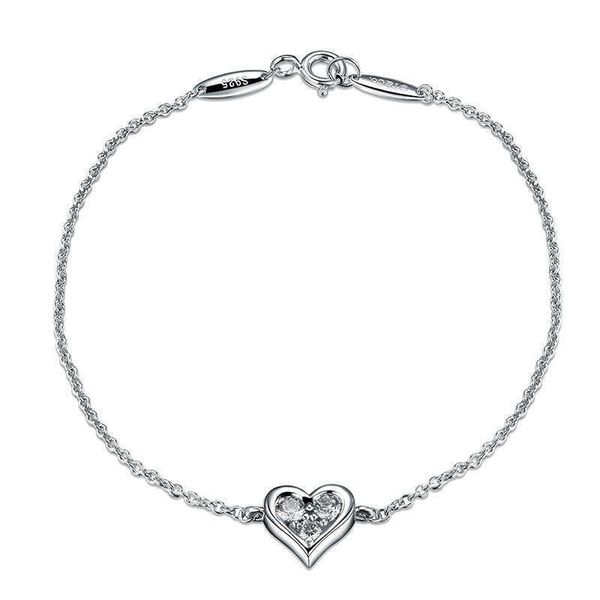 high version s925 silver inlaid 5a zircon heart-shaped love bracelet tiffay the same japanese and korean fashion lugi, Black
high version s925 silver inlaid 5a zircon heart-shaped love bracelet tiffay the same japanese and korean fashion lugi, Black